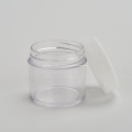 Pot en plastique PET transparent avec couvercles en plastique